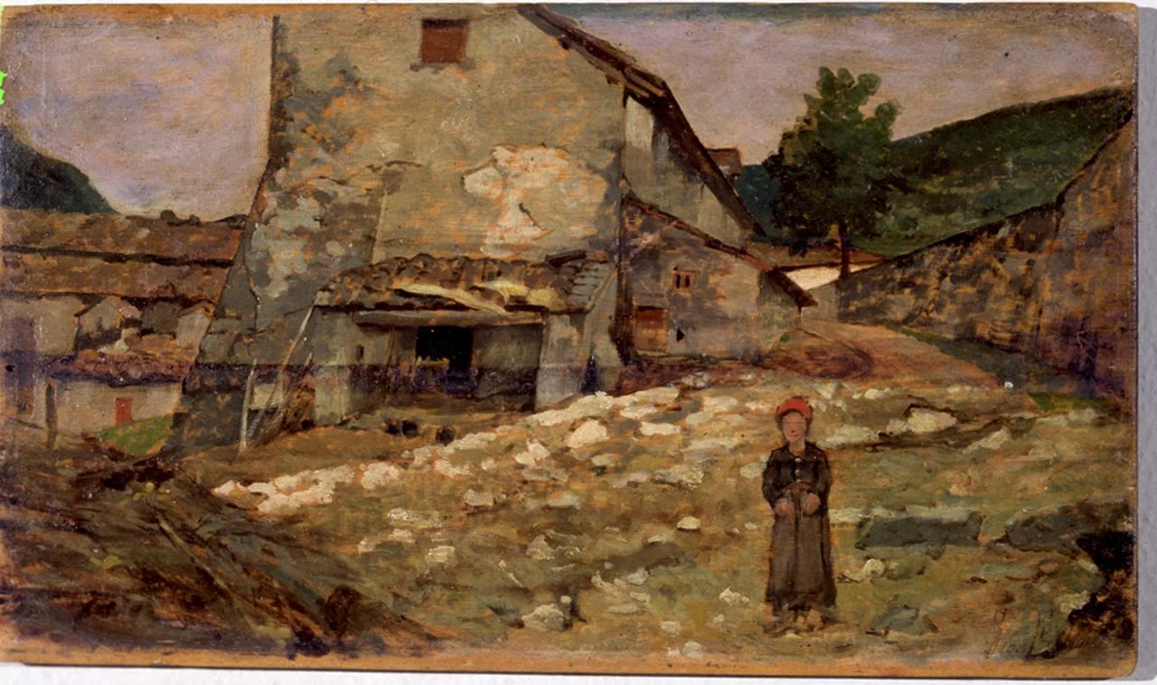 Case di contadini - Galleria d’Arte Moderna, Palazzo Pitti, Firenze